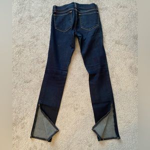 J brand skinny Jean, zipper bottom detail, size 27